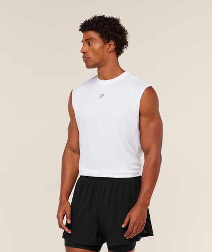Gymshark Find Your Speed Tank White