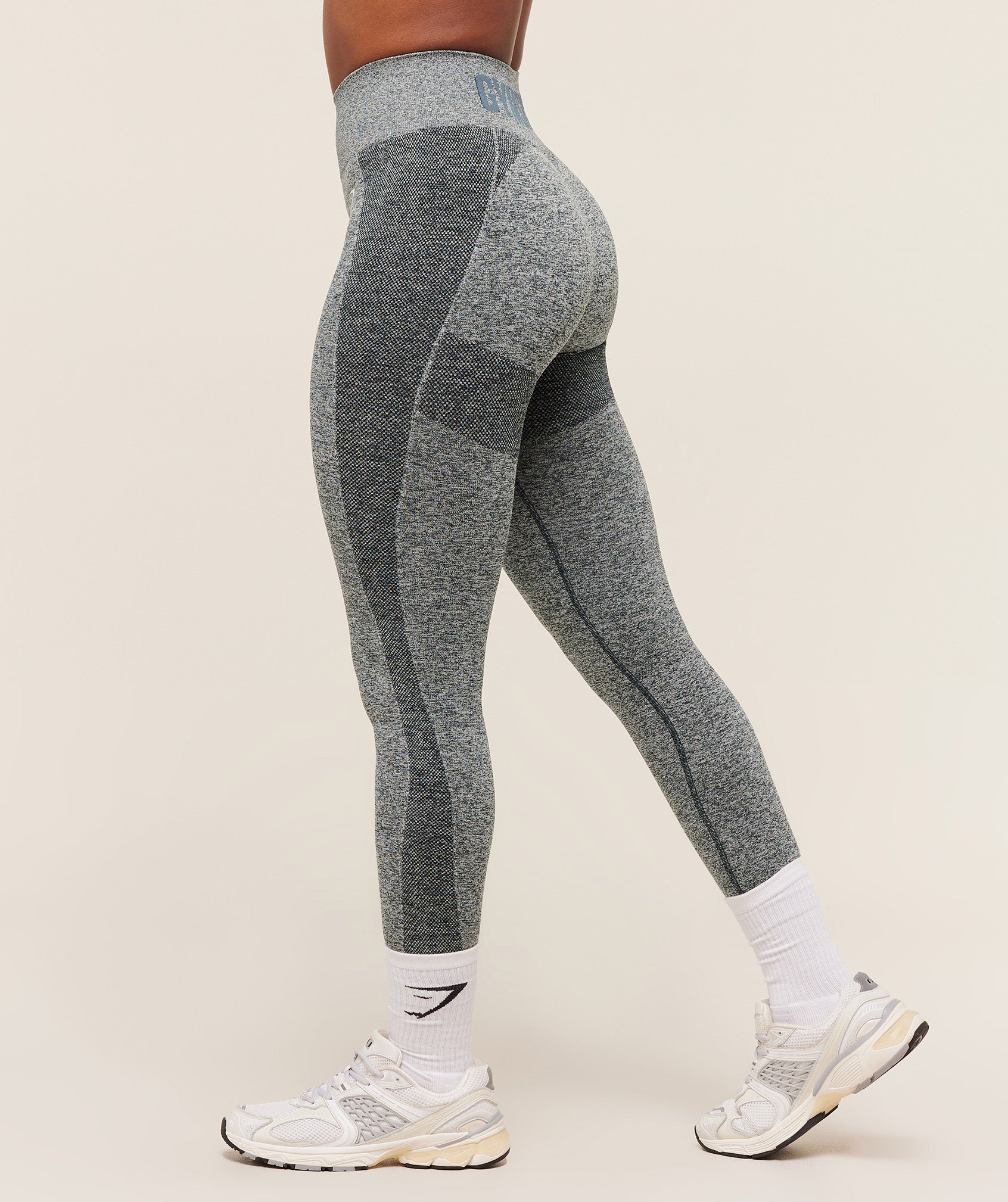 Women's Gymshark Flex High Waisted Leggings Deep Petrol Blue
