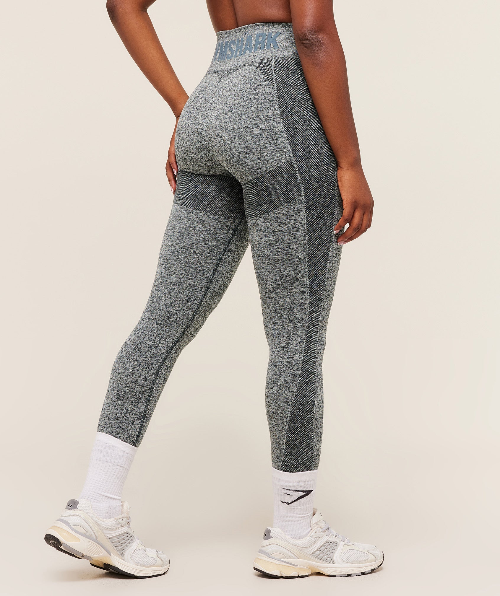 Women's Gymshark Flex High Waisted Leggings Deep Petrol Blue
