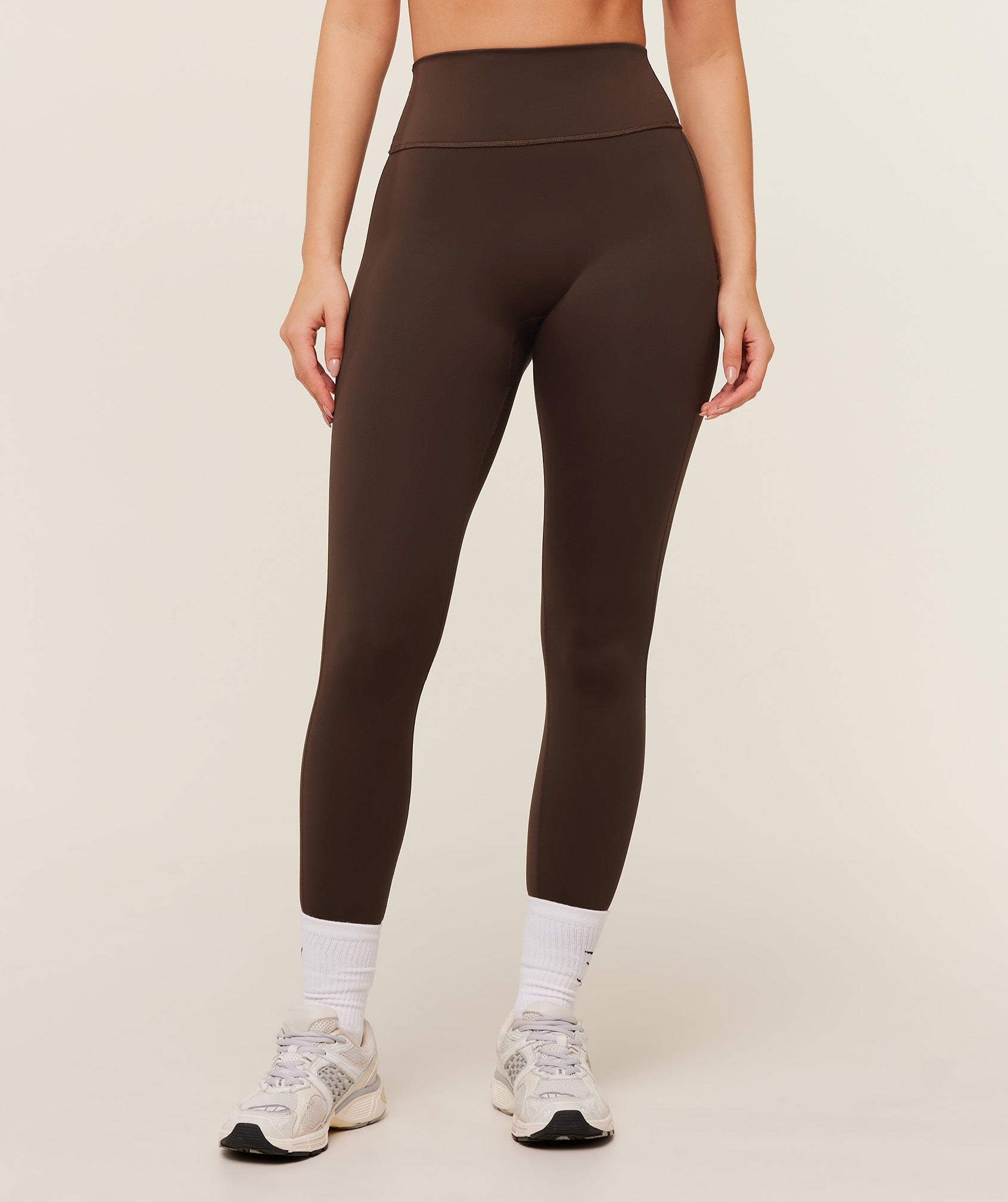 Women's Gymshark Flow Leggings Archive Brown