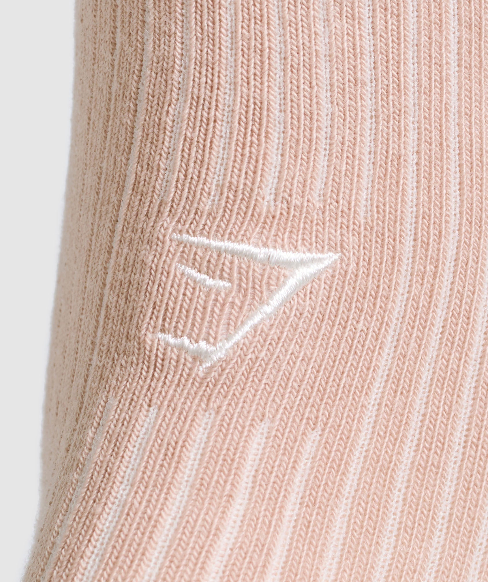 Women's Gymshark Frill Crew Single Sock Rest Pink