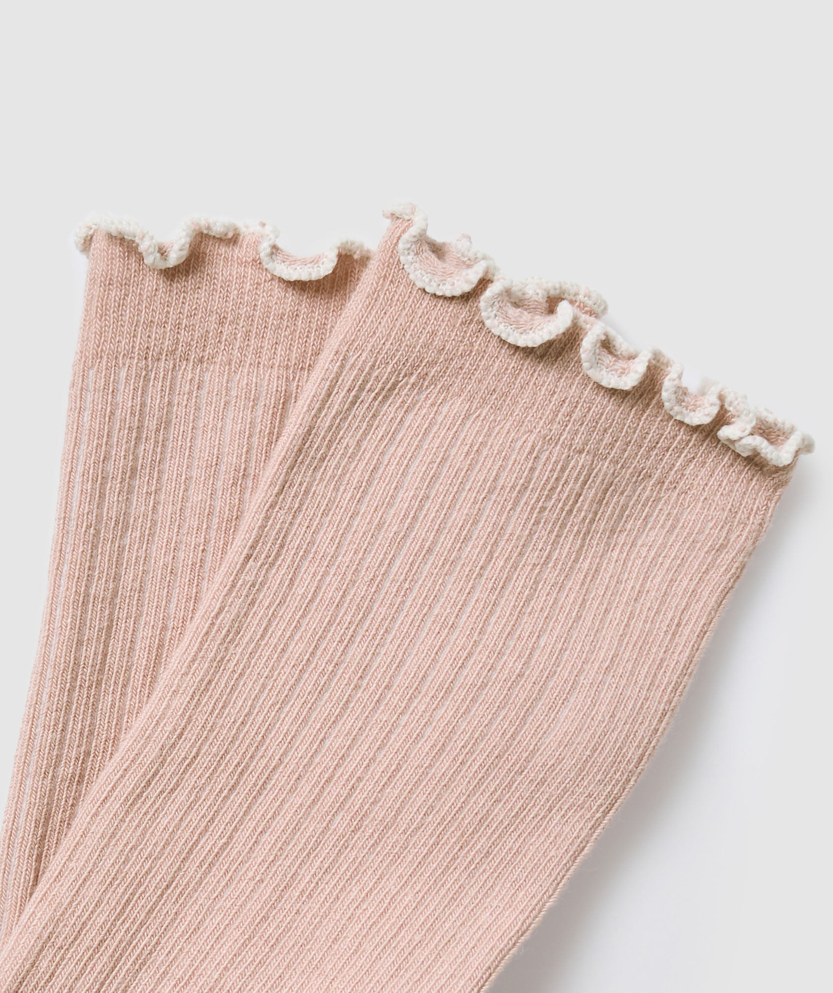 Women's Gymshark Frill Crew Single Sock Rest Pink