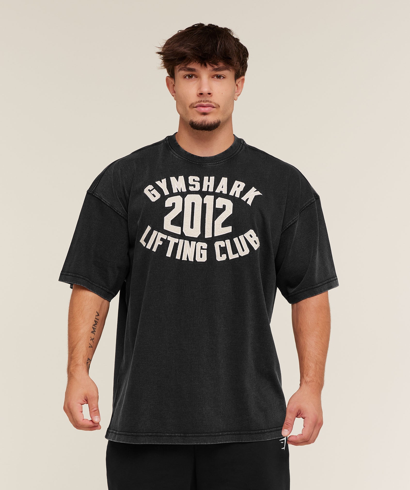 Gymshark 2012 Lifting Club T-Shirt Black