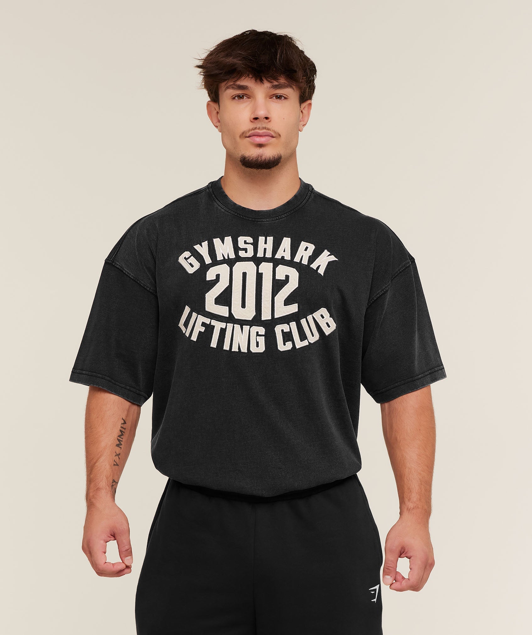 Gymshark 2012 Lifting Club T-Shirt Black