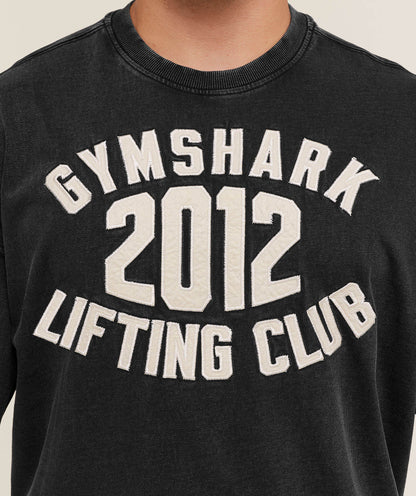 Gymshark 2012 Lifting Club T-Shirt Black
