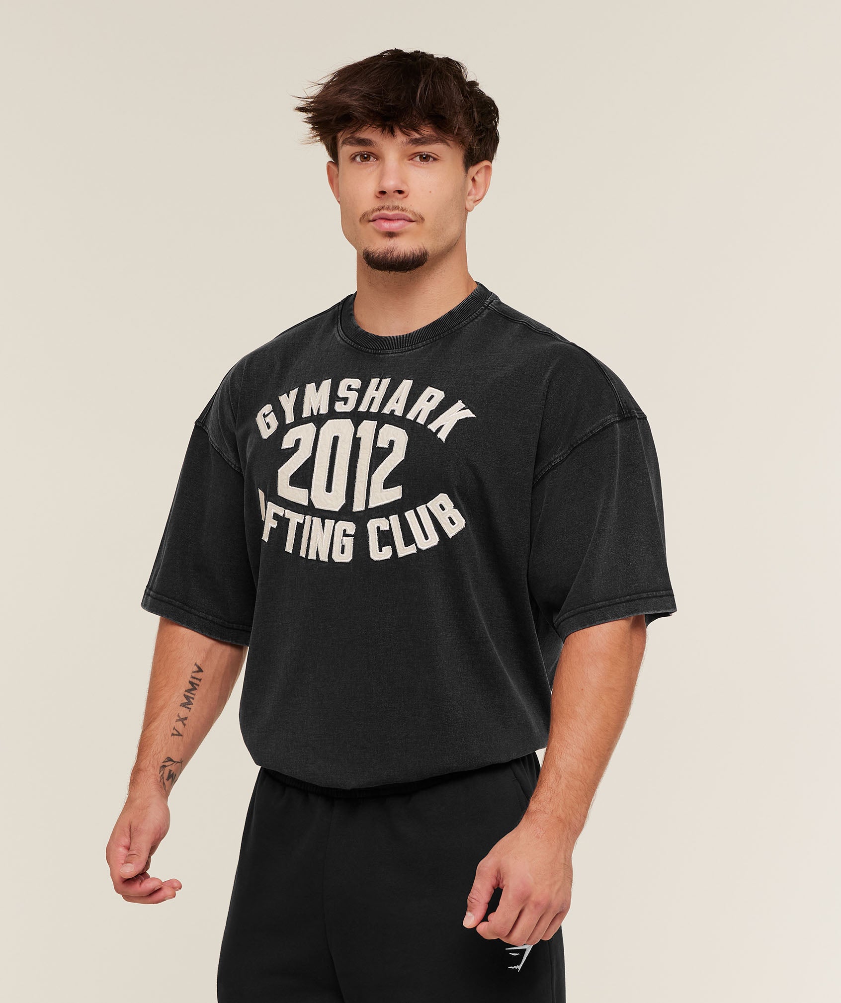 Gymshark 2012 Lifting Club T-Shirt Black