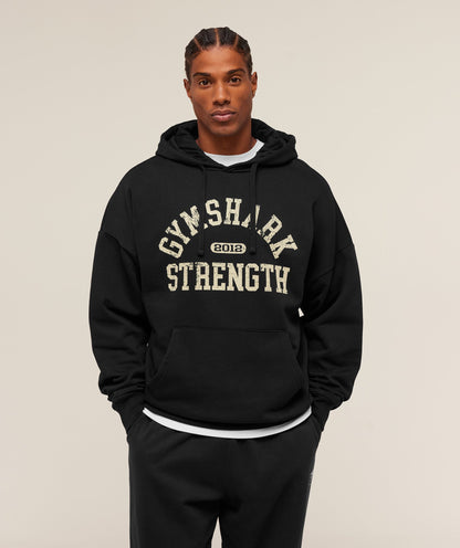Gymshark 2012 Strength Hoodie Black