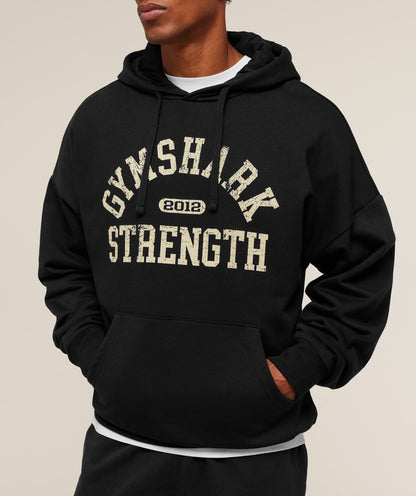 Gymshark 2012 Strength Hoodie Black