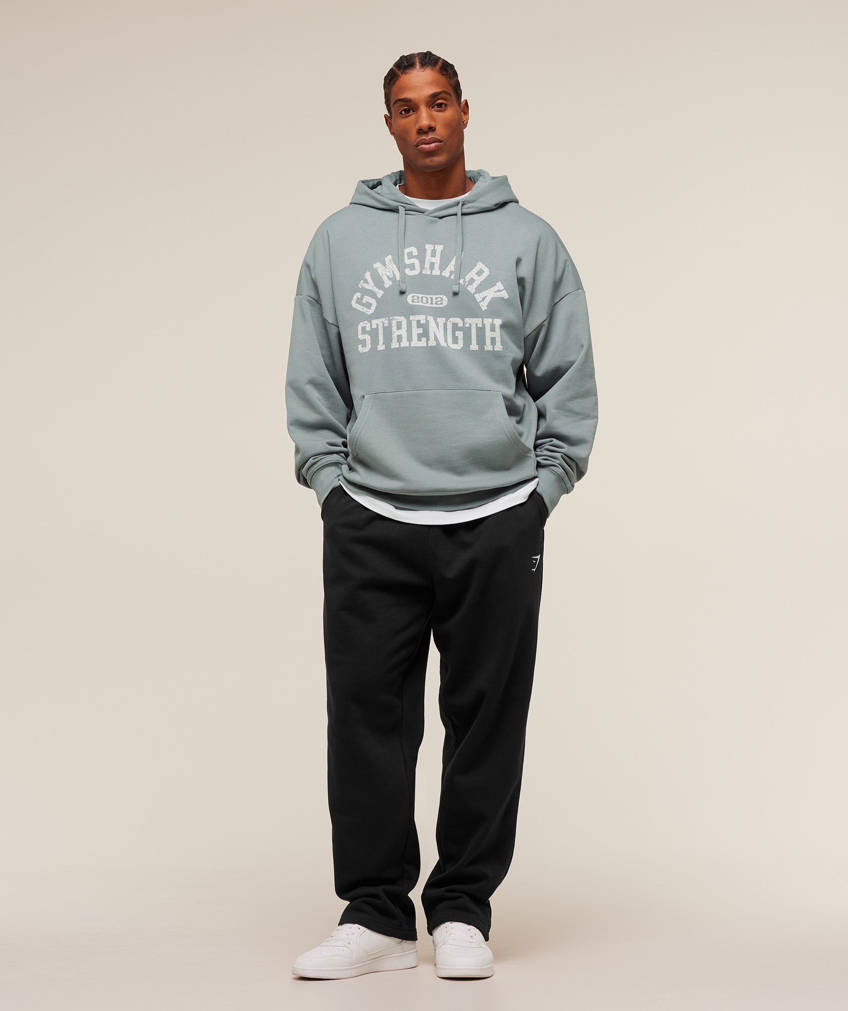 Gymshark 2012 Strength Hoodie Denim Grey