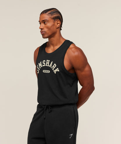 Gymshark 2012 Strength Tank Black