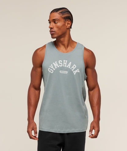 Gymshark 2012 Strength Tank Denim Grey