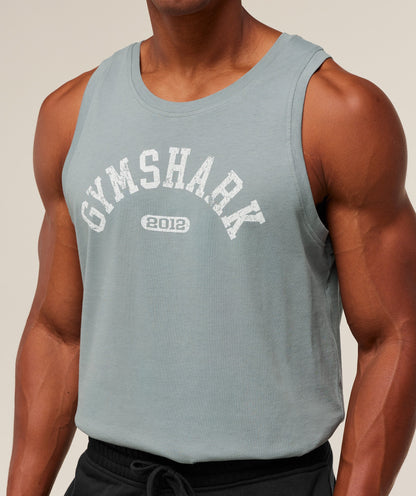 Gymshark 2012 Strength Tank Denim Grey