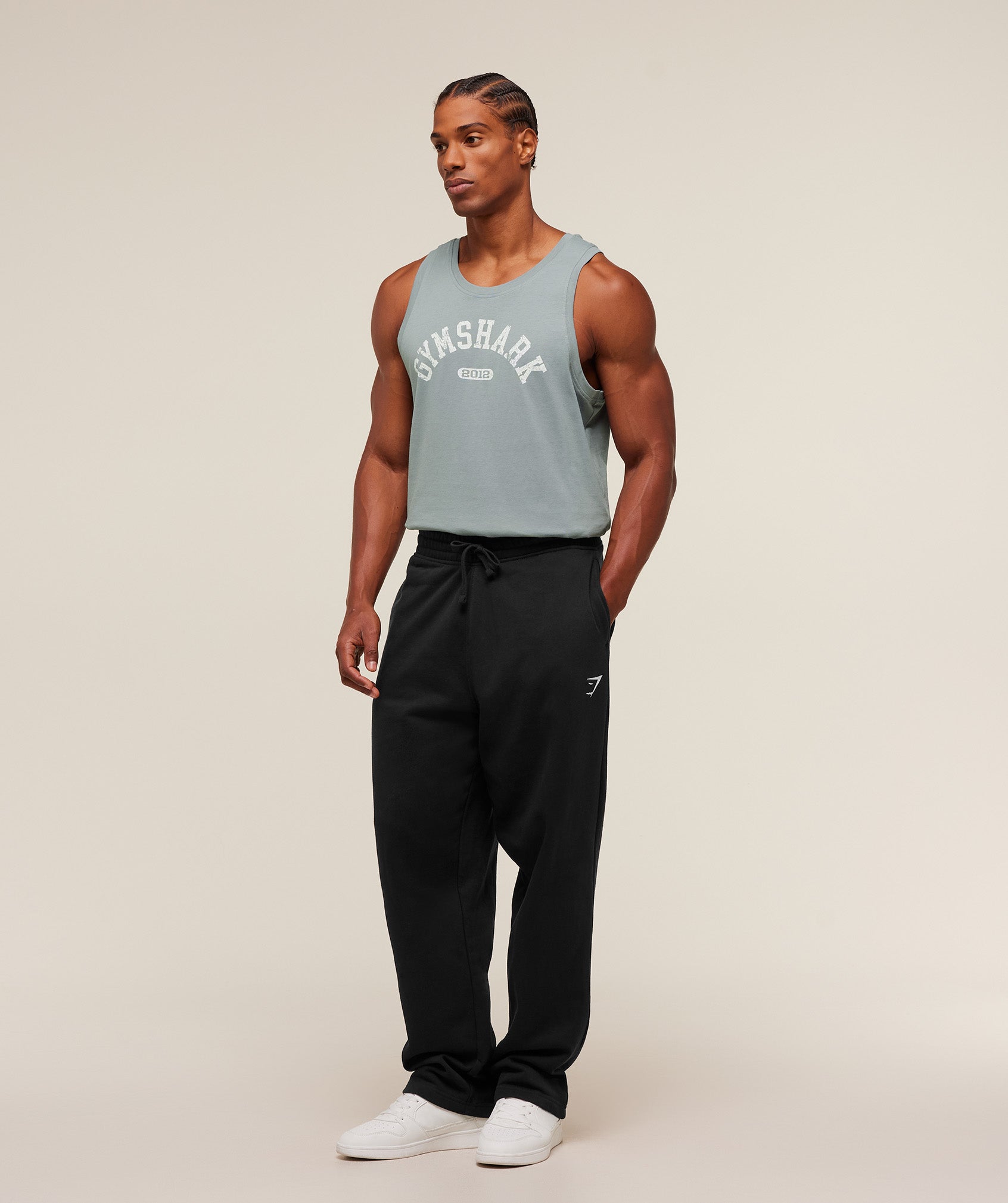 Gymshark 2012 Strength Tank Denim Grey