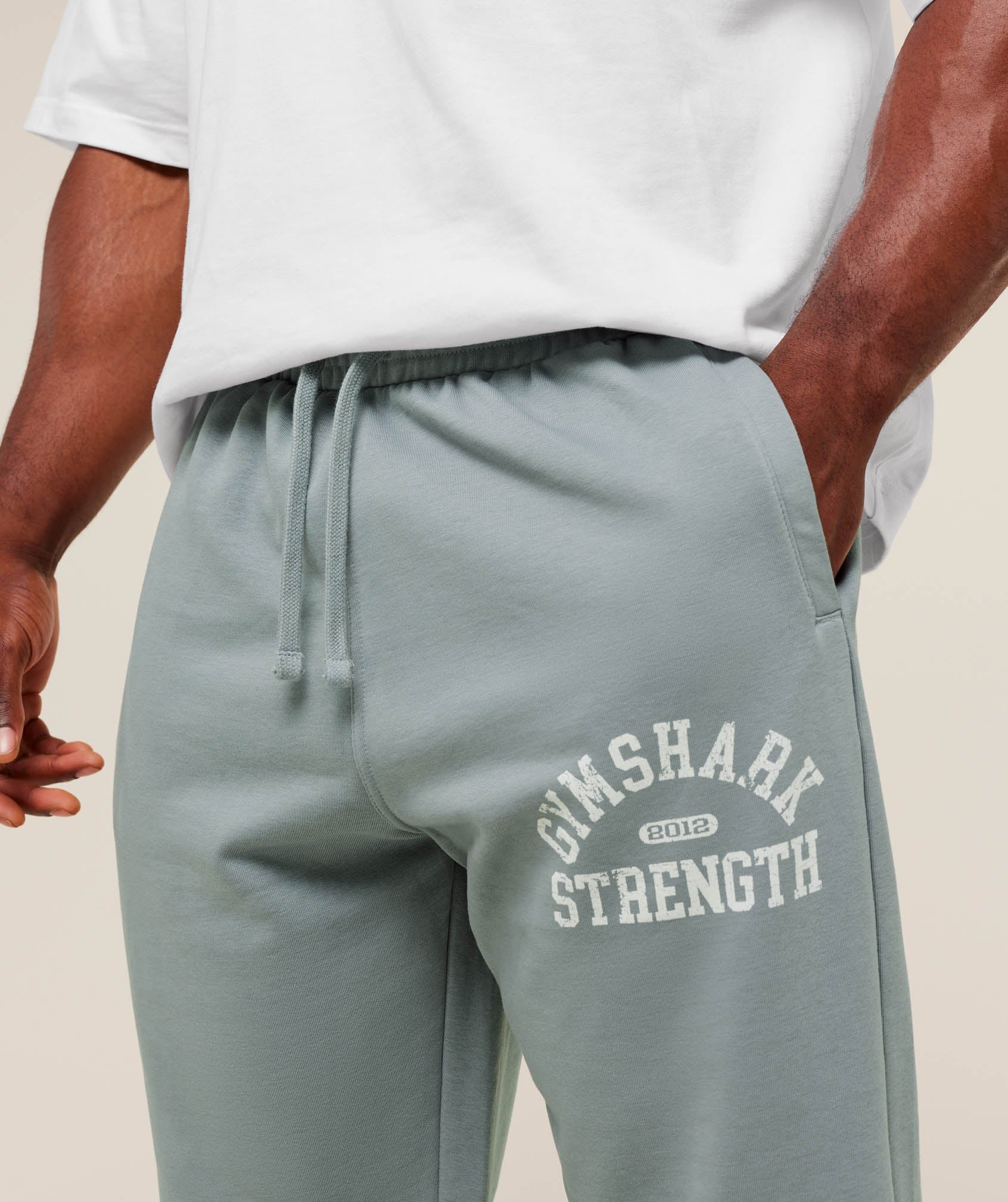 Gymshark 2012 Strength Joggers Denim Grey