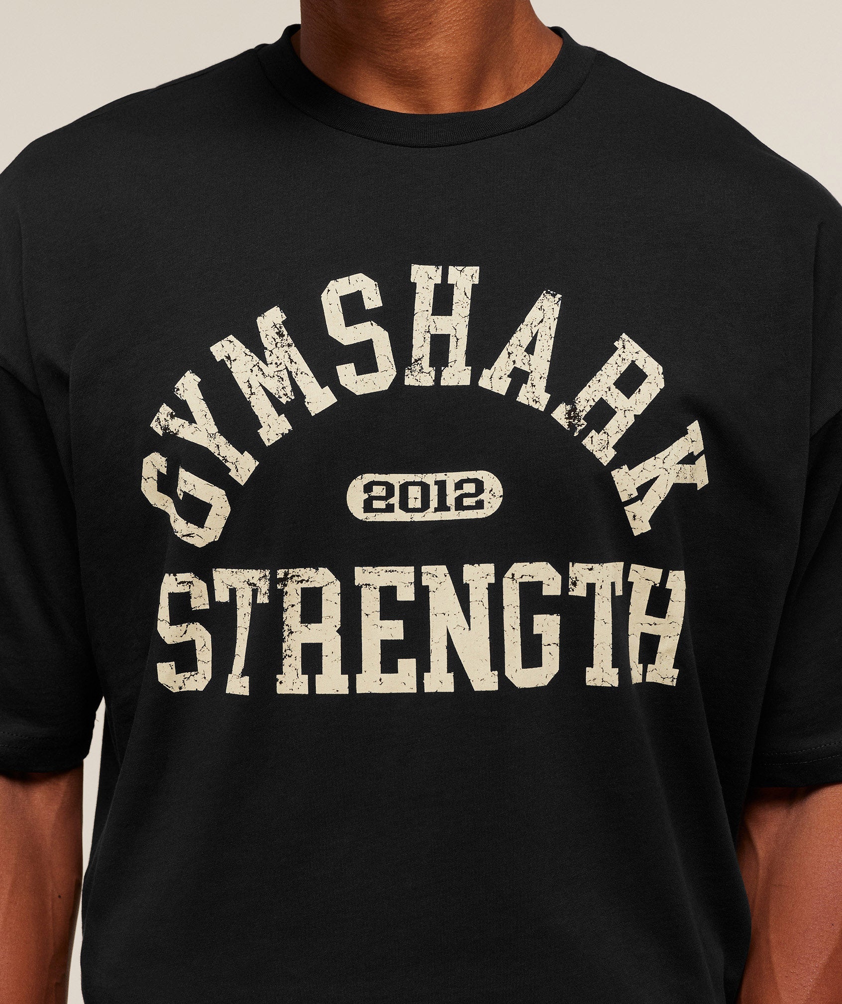 Gymshark 2012 Strength T-Shirt Black