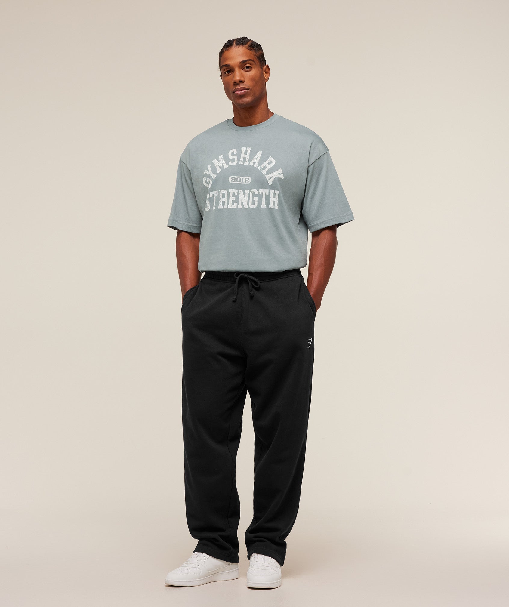 Gymshark 2012 Strength T-Shirt Denim Grey