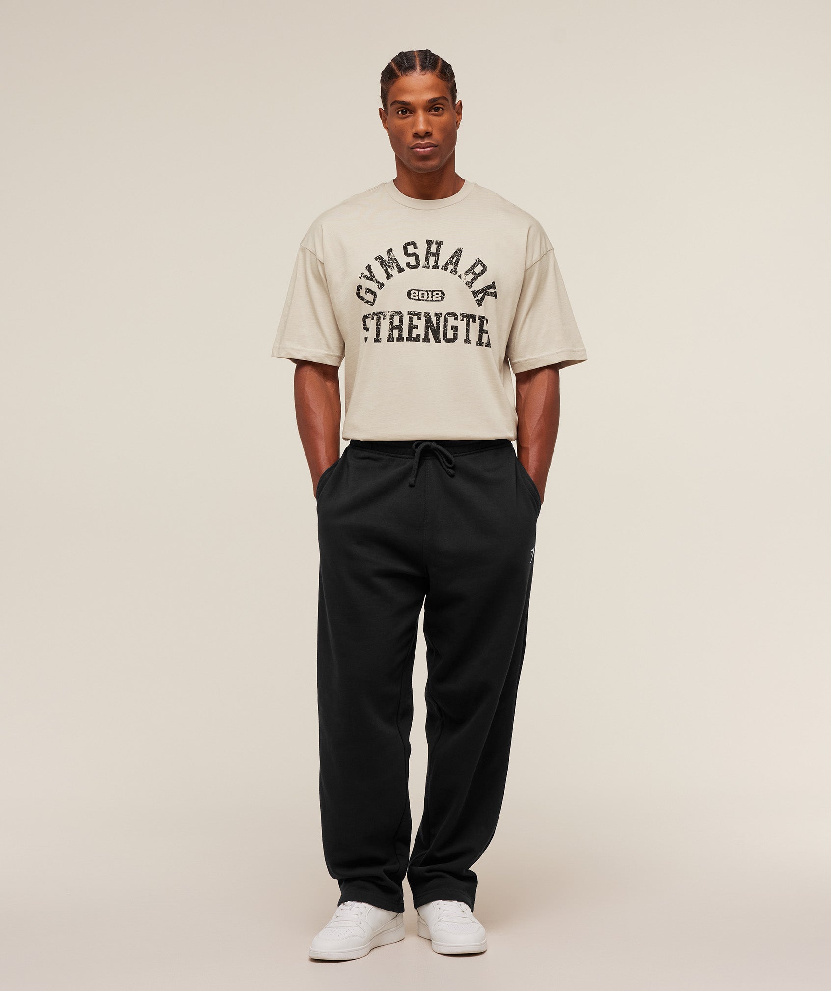 Gymshark 2012 Strength T-Shirt Pebble Grey