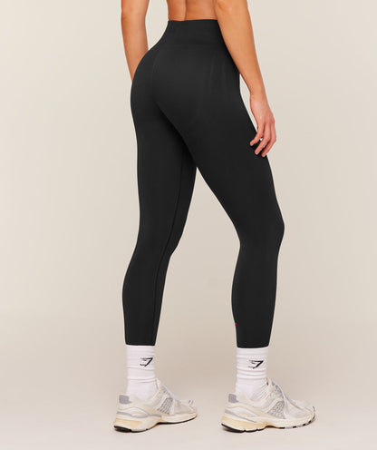 Women's Gymshark Everyday Seamless Graphic Leggings Black