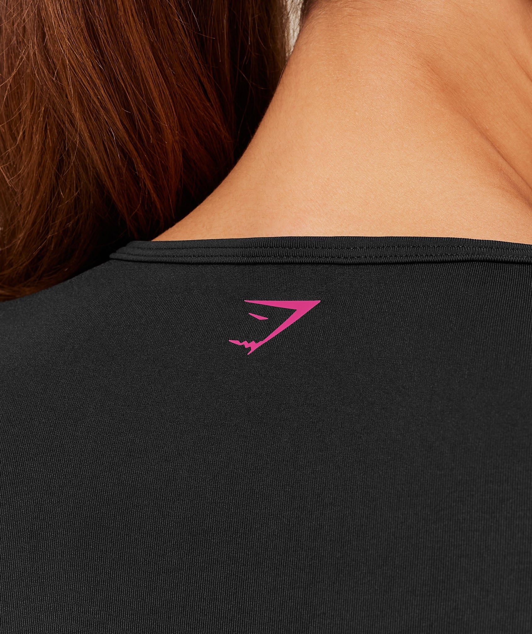 Women's Gymshark Everyday Seamless Graphic Short Sleeve Top Black