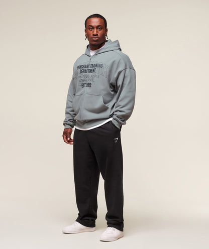 Gymshark Authentic Apparel Zip Up Hoodie Smokey Grey