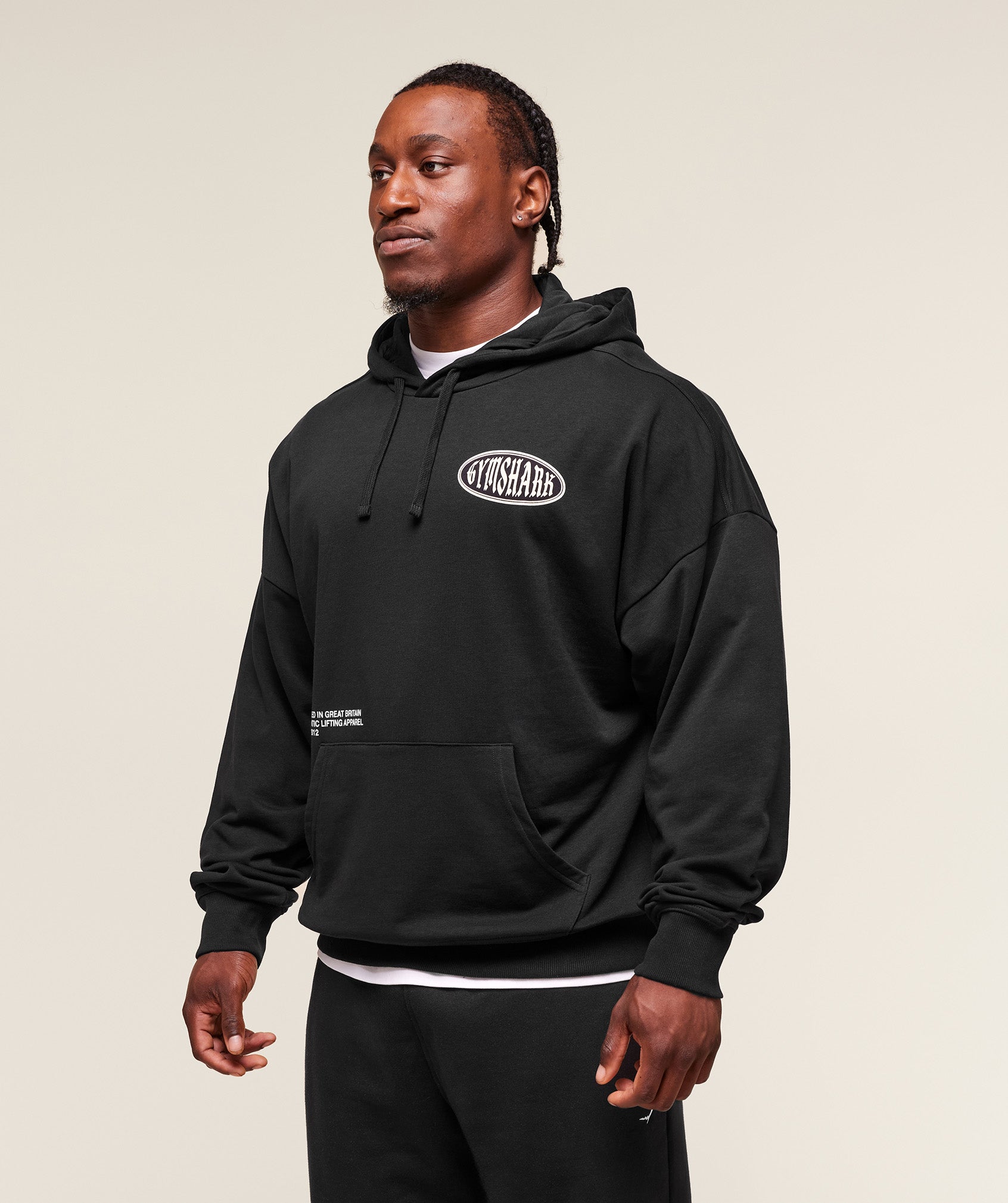 Gymshark Authentic Lifting Apparel Hoodie Black