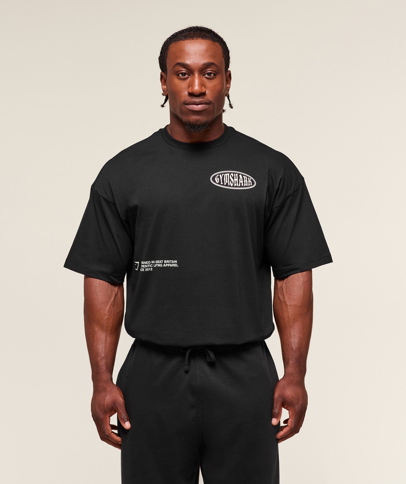 Gymshark Authentic Lifting Apparel T-Shirt Black