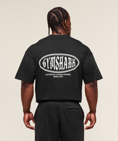 Gymshark Authentic Lifting Apparel T-Shirt Black