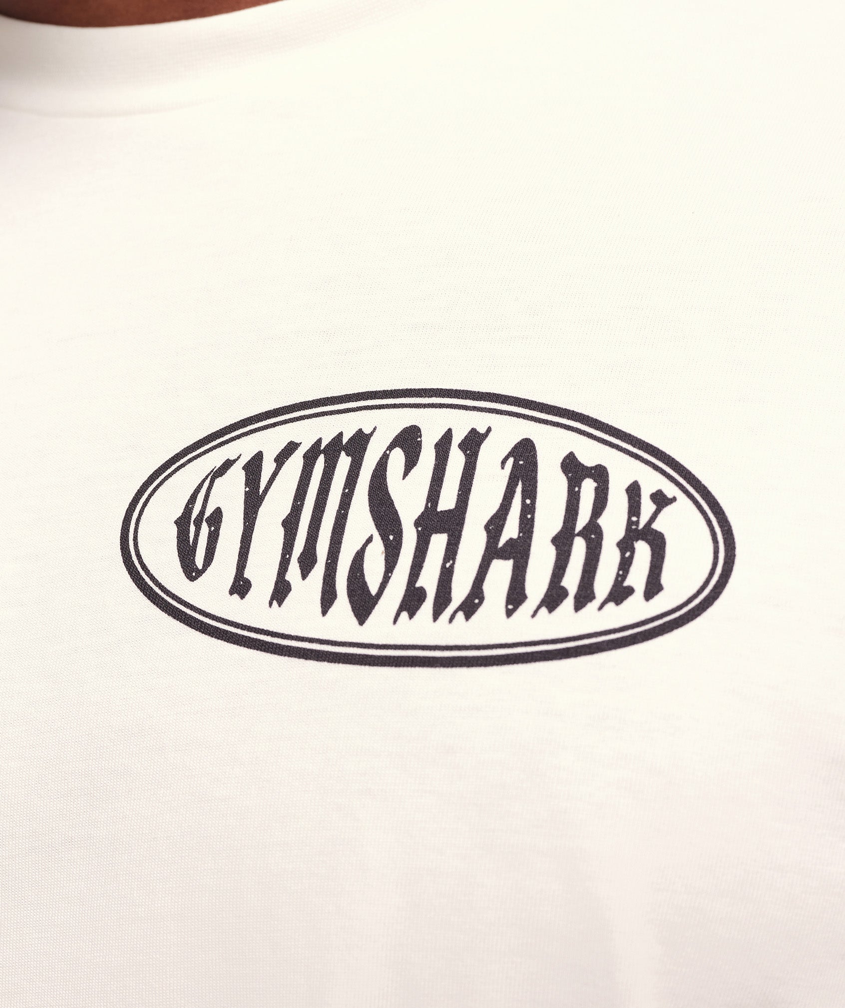 Gymshark Authentic Lifting Apparel T-Shirt Soft White