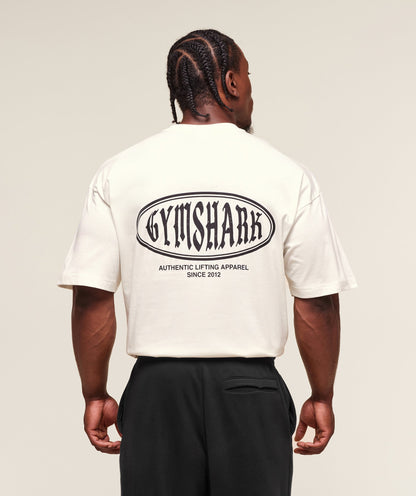 Gymshark Authentic Lifting Apparel T-Shirt Soft White