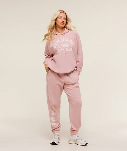 Women's Gymshark Lifting Essentials Hoodie Cloud Pink