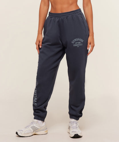 Women's Gymshark Lifting Essentials Joggers Heavy Blue