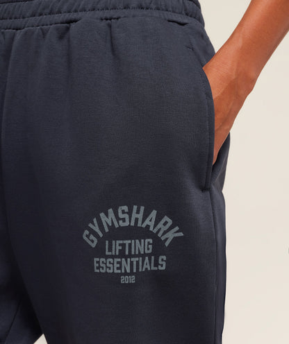 Women's Gymshark Lifting Essentials Joggers Heavy Blue