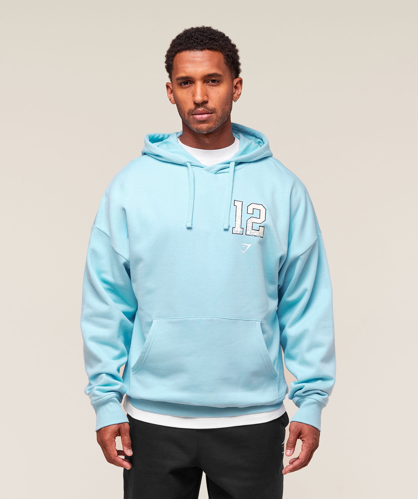 Gymshark Campus Hoodie Athletic Light Blue