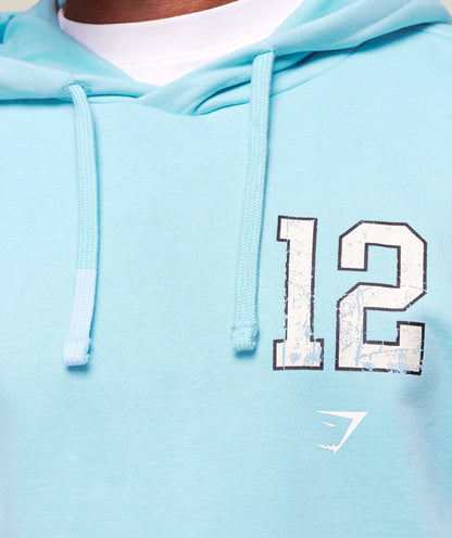 Gymshark Campus Hoodie Athletic Light Blue