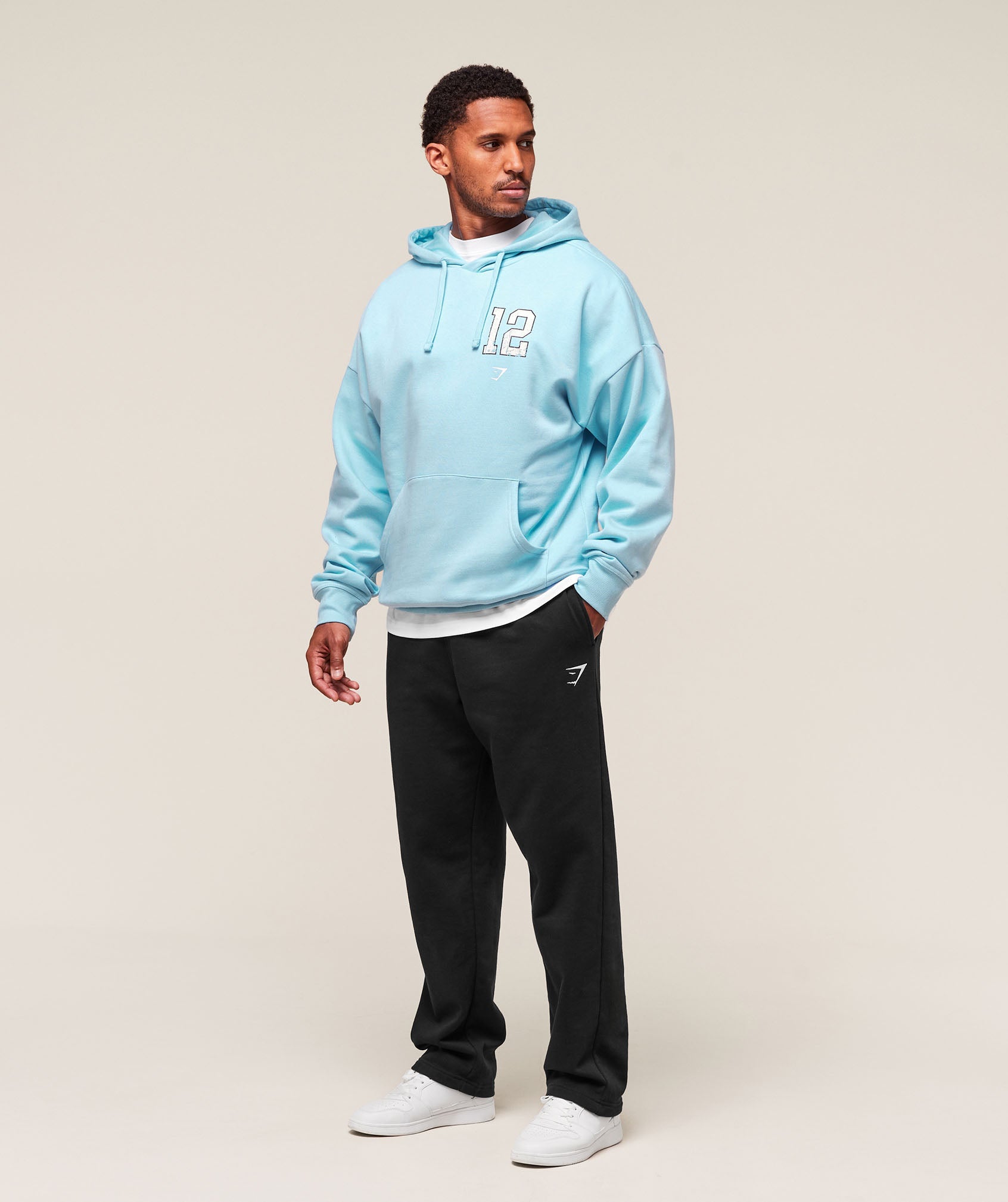 Gymshark Campus Hoodie Athletic Light Blue