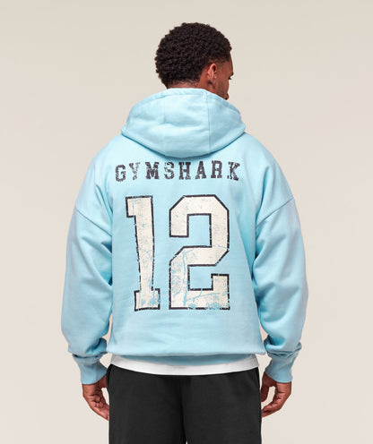 Gymshark Campus Hoodie Athletic Light Blue