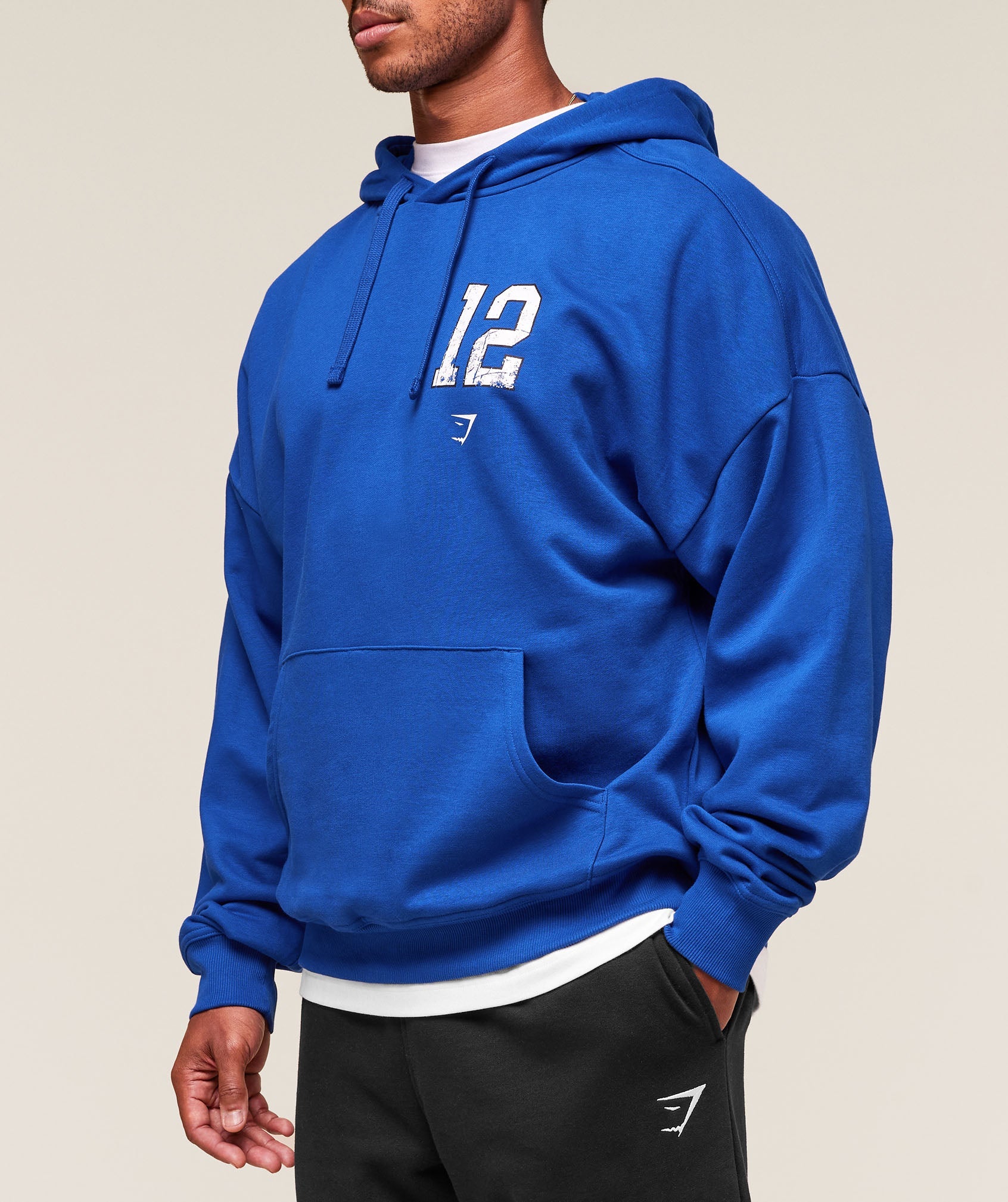 Gymshark Campus Hoodie Athletic Blue