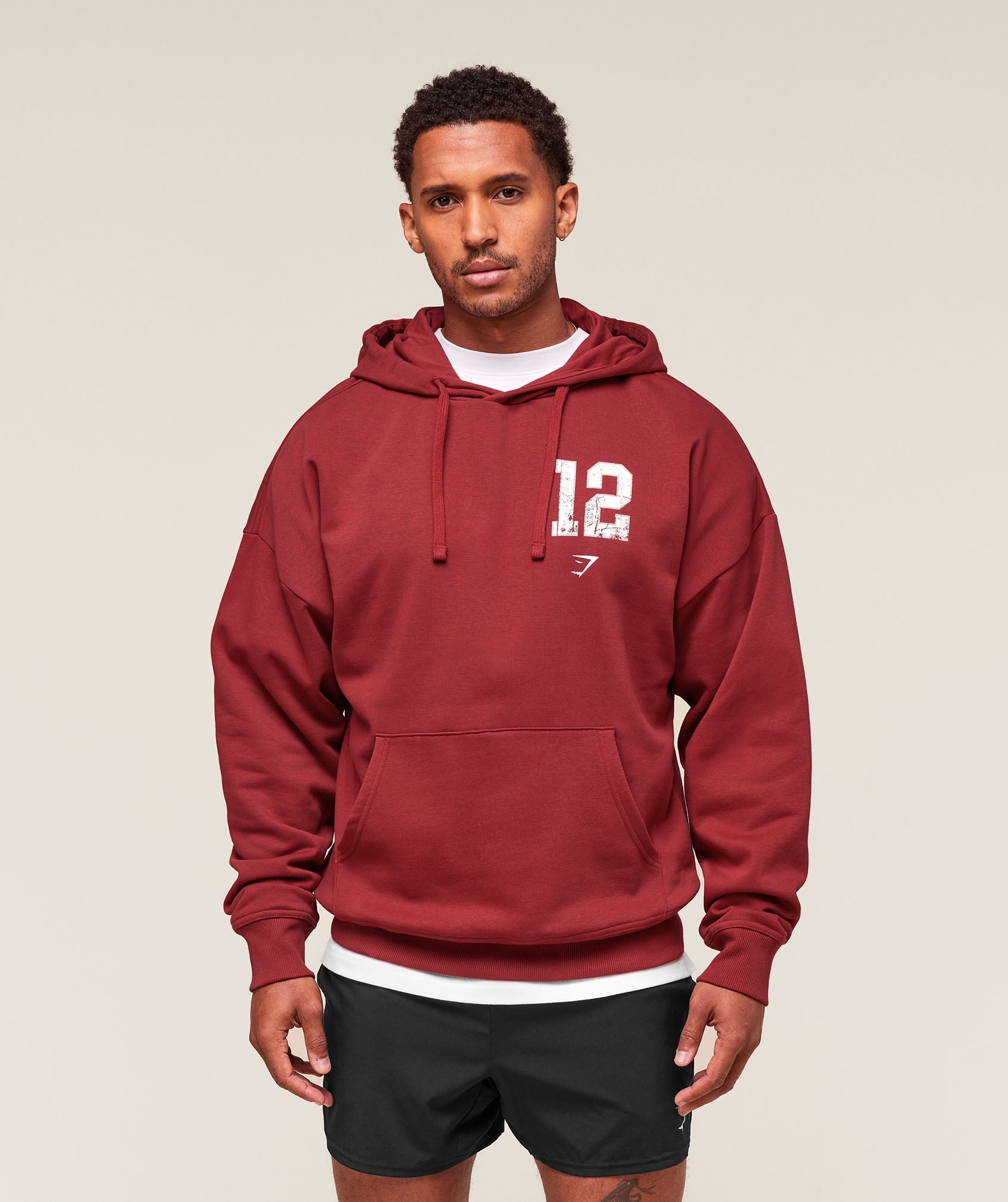 Gymshark Campus Hoodie Athletic Burgundy