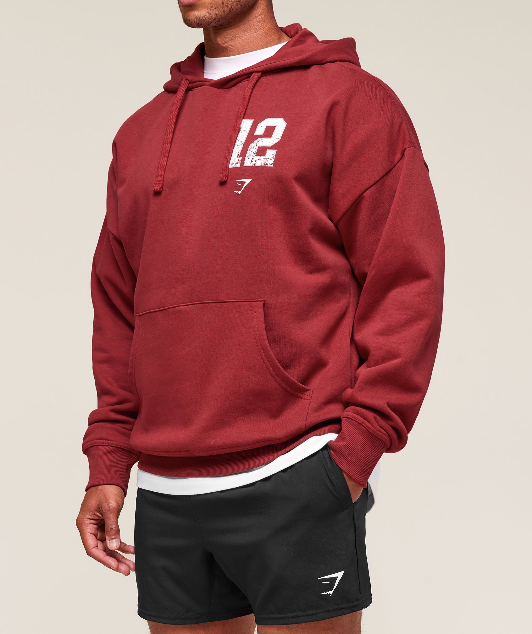 Gymshark Campus Hoodie Athletic Burgundy