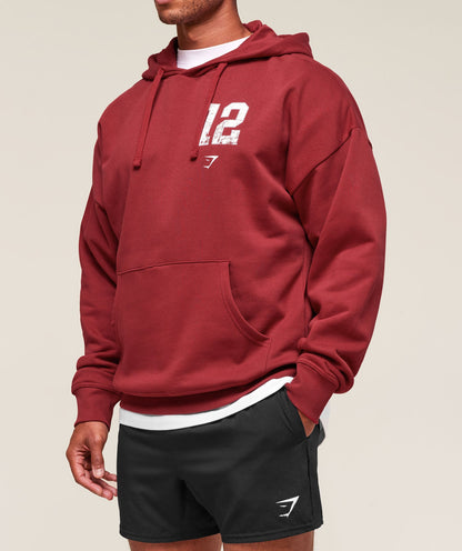 Gymshark Campus Hoodie Athletic Burgundy