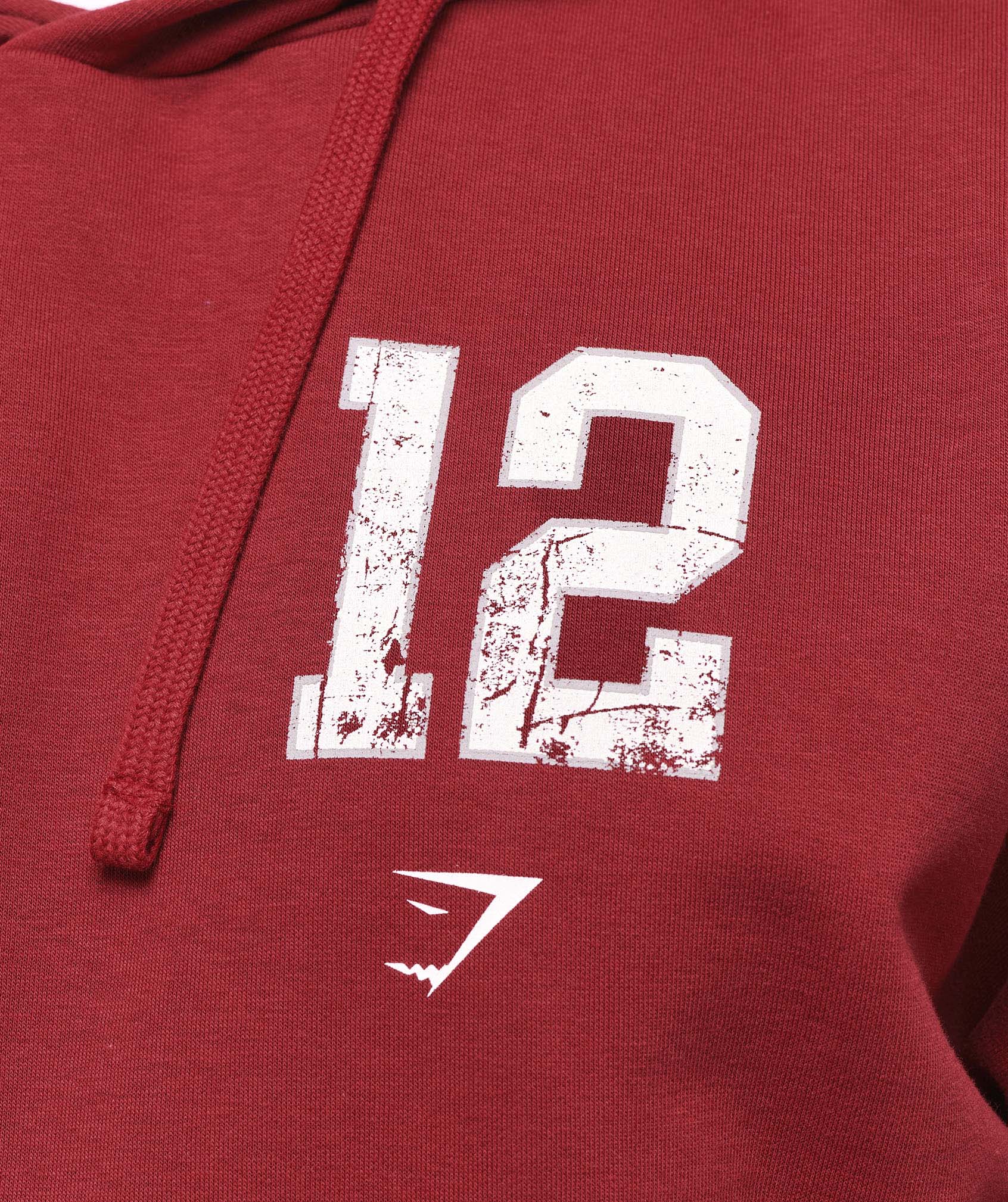 Gymshark Campus Hoodie Athletic Burgundy