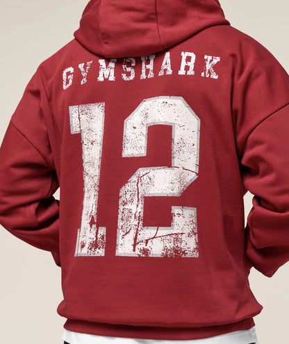 Gymshark Campus Hoodie Athletic Burgundy