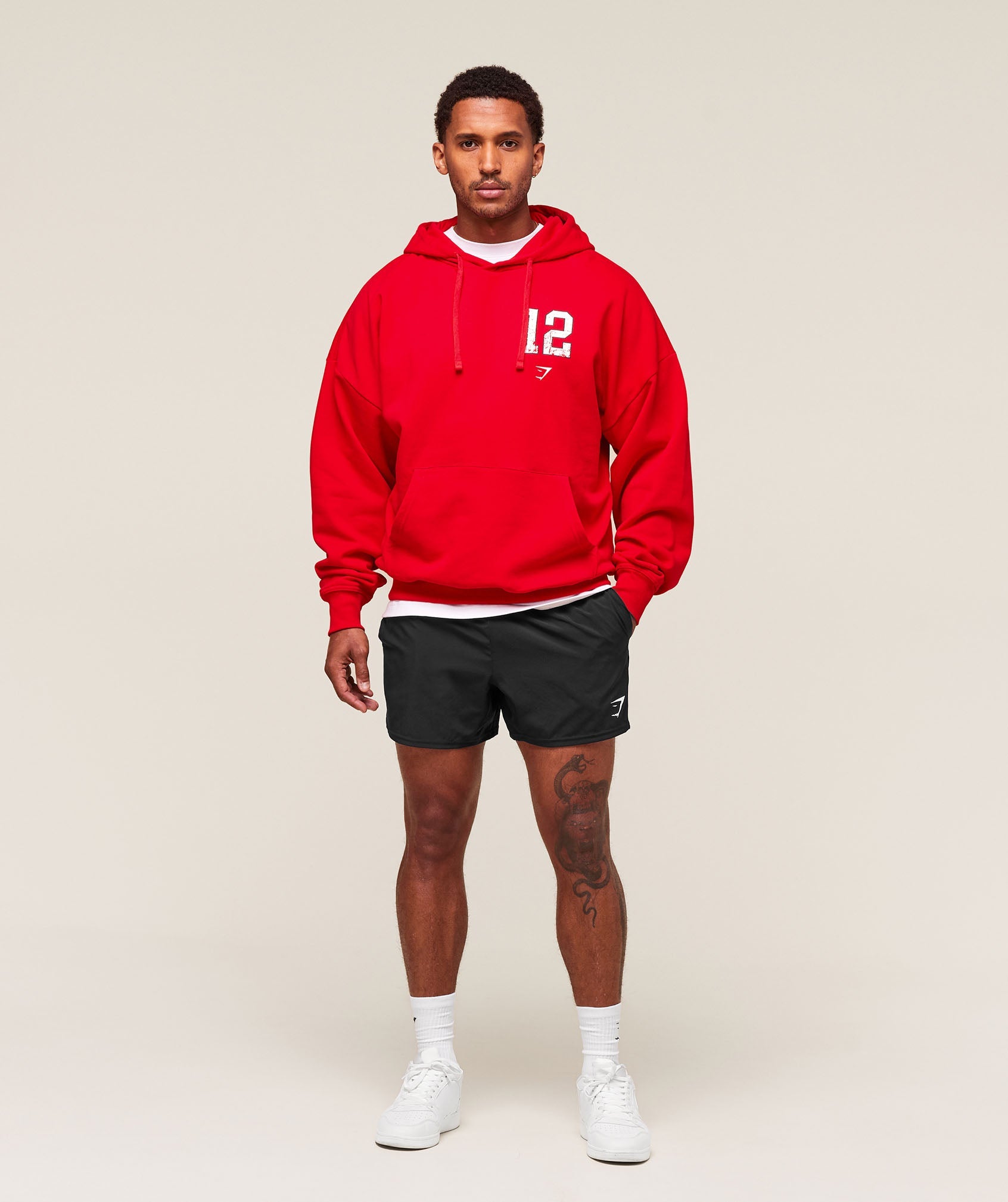 Gymshark Campus Hoodie Athletic Red