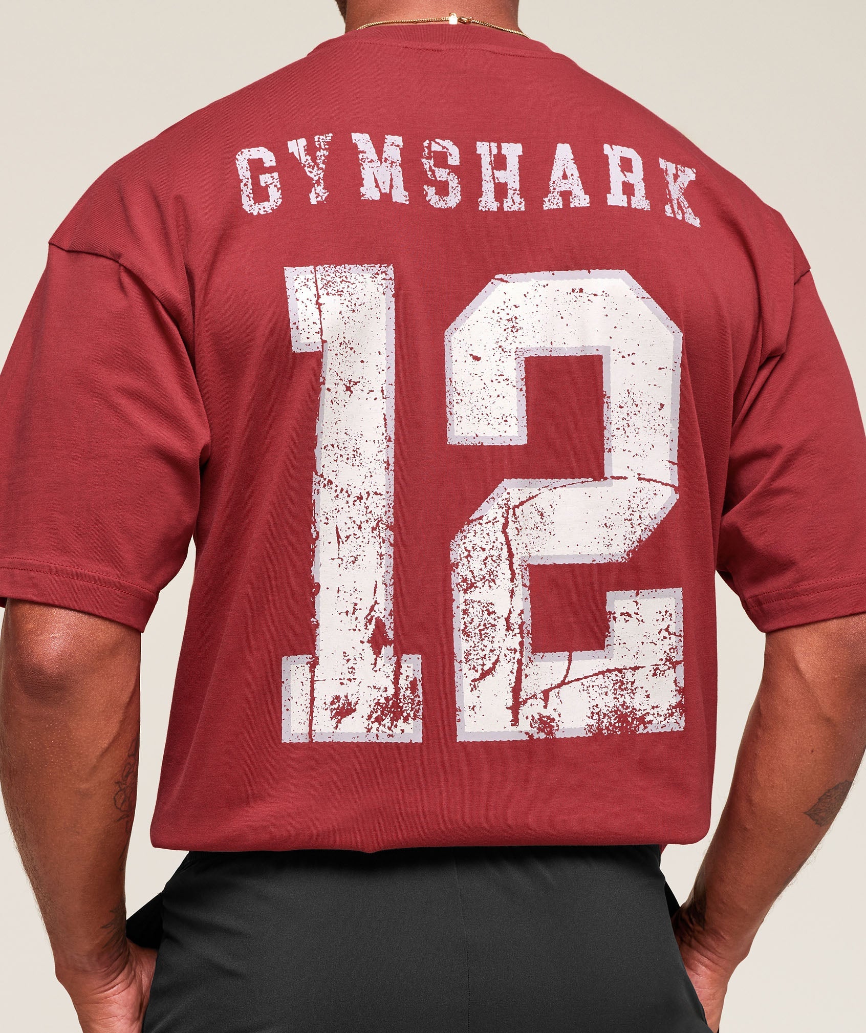Gymshark Campus T-Shirt Athletic Burgundy