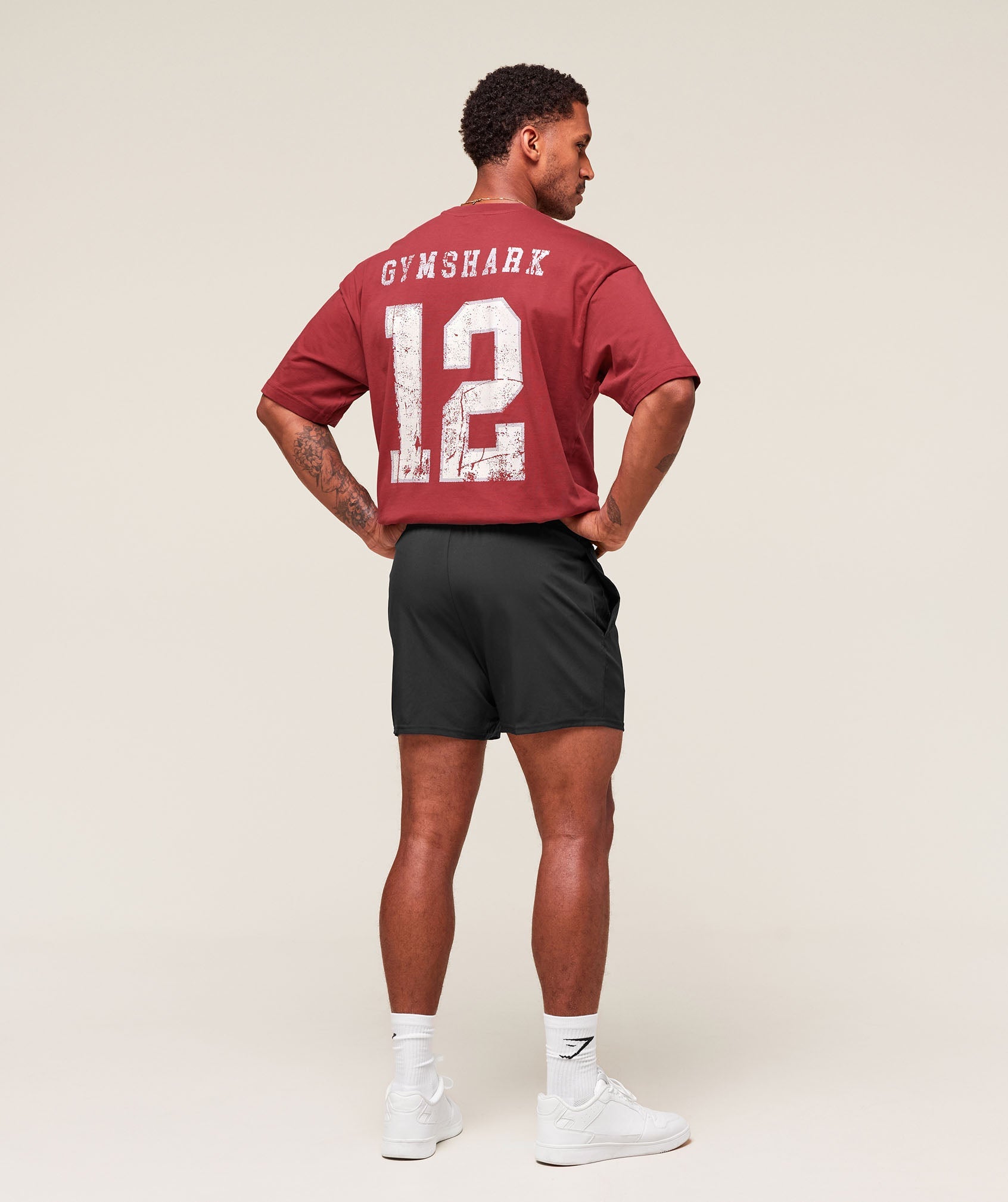 Gymshark Campus T-Shirt Athletic Burgundy
