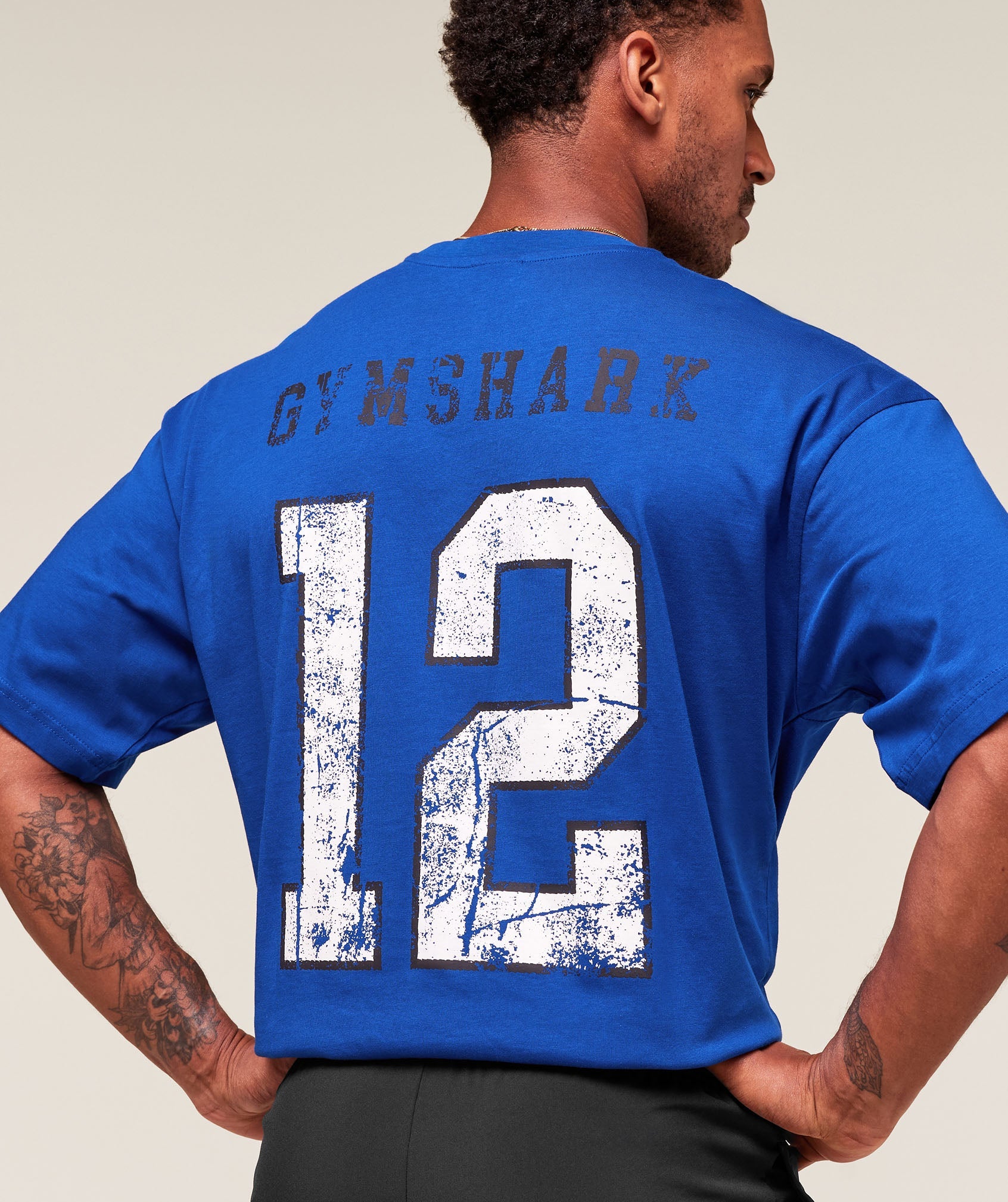 Gymshark Campus T-Shirt Athletic Blue