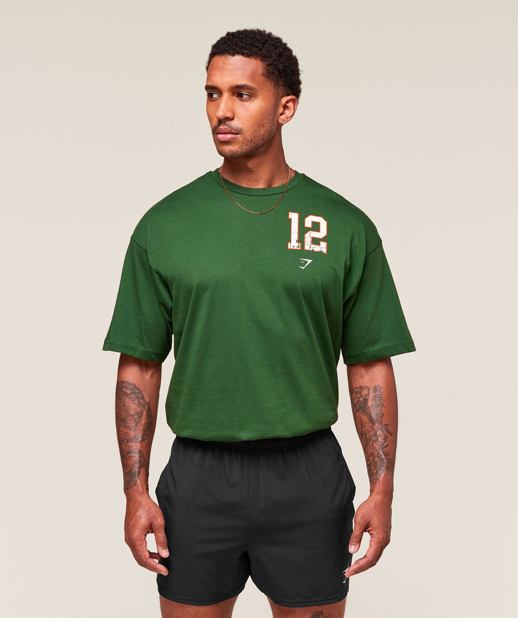 Gymshark Campus T-Shirt Athletic Green