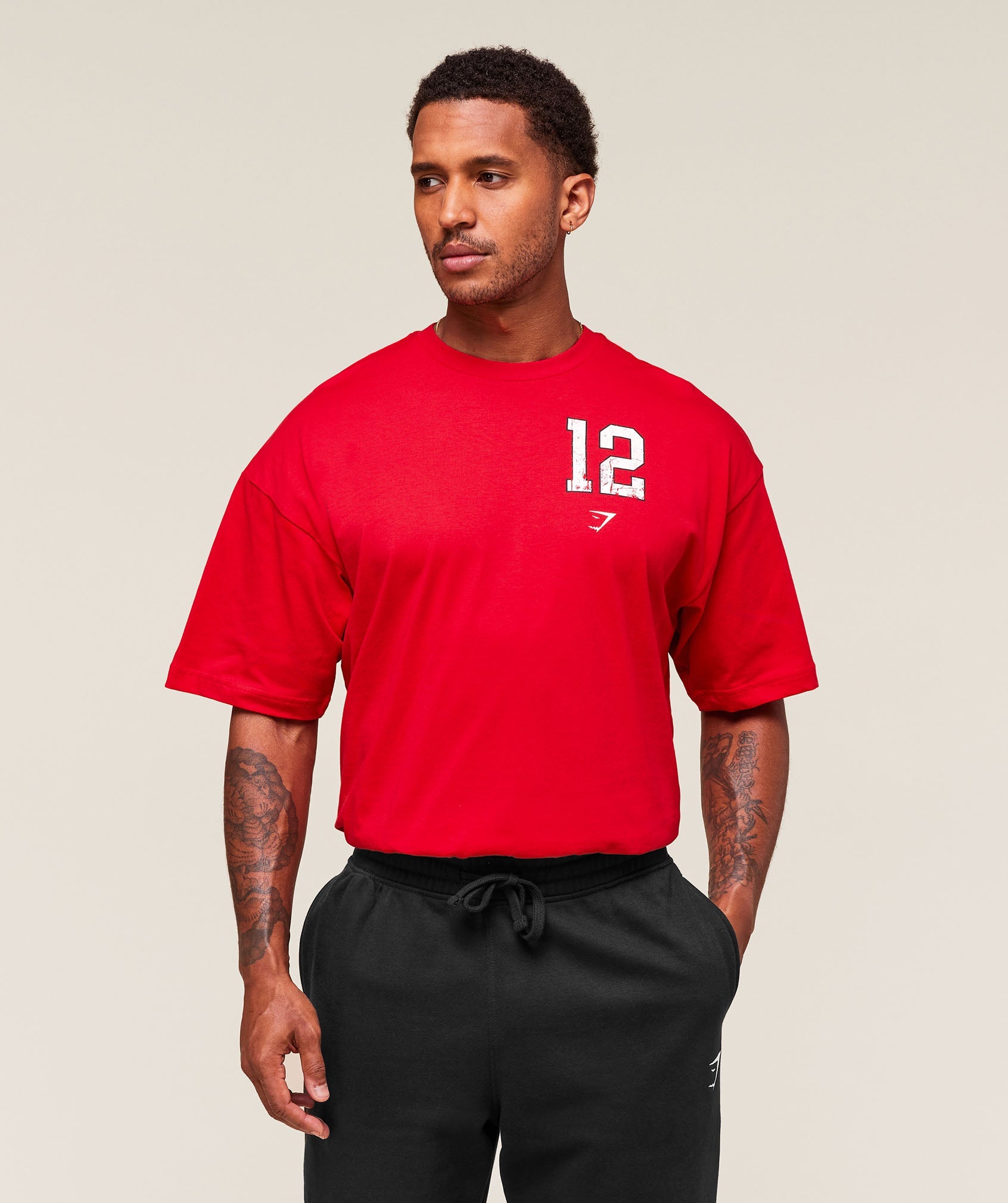 Gymshark Campus T-Shirt Athletic Red