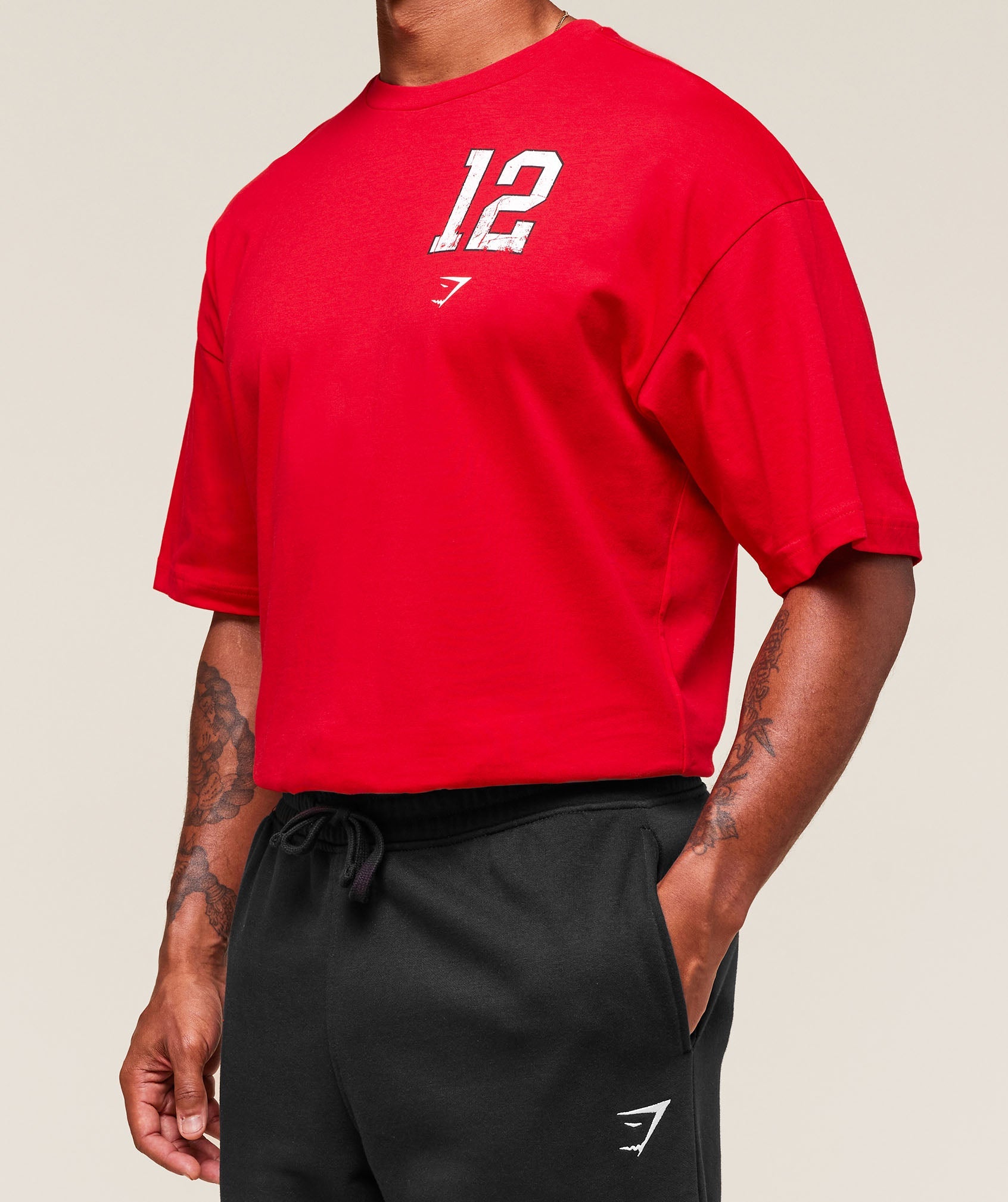 Gymshark Campus T-Shirt Athletic Red