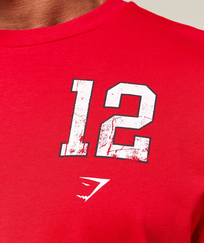 Gymshark Campus T-Shirt Athletic Red